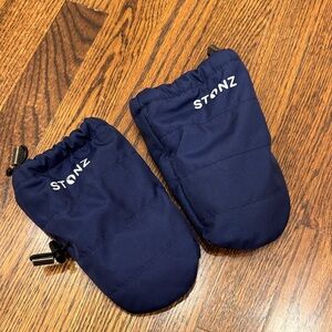Stonz Dark Blue Winter Mittens gloves